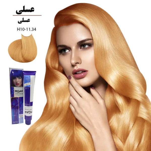 رنگ مو پیگار عسلی H10 حجم 100 میل