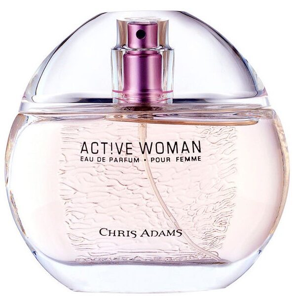 بطری ادکلن اکتیو وومن زنانه (Active Woman) کریس آدامز با حجم 80 میل و طراحی جذاب