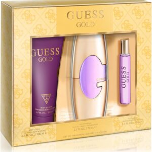 ست هدیه ادکلن زنانه گس گلد GUESS GOLD