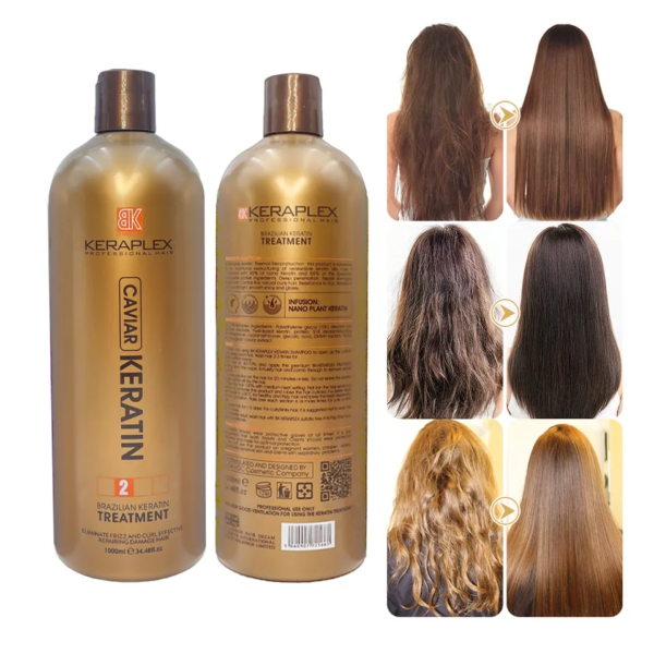 کراتین مو کراپلکس گلد مدل خاویار Keraplex Caviar Keratin