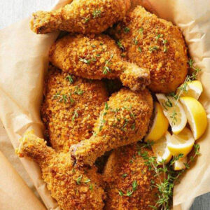 طرز تهیه مرغ سوخاری رژیمی در سرخ‌کن بدون روغن