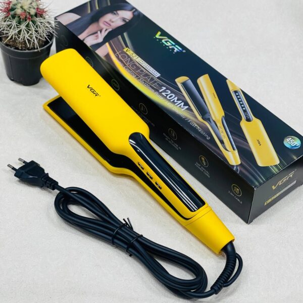 تصویر اتو مو وی جی آر مدل V-521 با بدنه زرد و صفحات پهن $120$