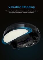 جارو رباتیک مایدیا مدل M7 Pro مشکی با ناوبری LIDAR، مکش 4000 پاسکال و پد تیکشی ارتعاشی