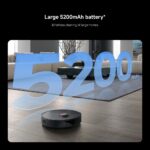 جارو رباتیک شیائومی مدل X20 Max مشکی با ایستگاه شارژ Omni، مکش 8000 پاسکال و شستشوی 55 درجه