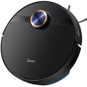 جارو رباتیک مایدیا مدل M7 Pro مشکی با ناوبری LIDAR، مکش 4000 پاسکال و پد تیکشی ارتعاشی