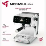 اسپرسوساز مباشی مدل ME-ECM2119 - دستگاه تمام استیل با پنل لمسی و نازل بخار