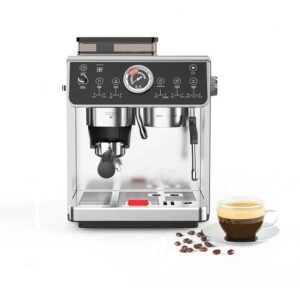 اسپرسوساز مباشی مدل ME-CCM2056 - دستگاه استیل ضد زنگ با کنترل لمسی و آسیاب داخلی