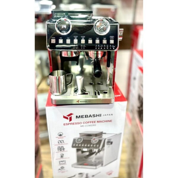 اسپرسوساز مباشی مدل 2062 - دستگاه AIO استیل با آسیاب داخلی و نمایشگر PID