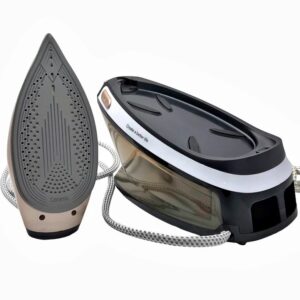 اتو بخار مخزن دار دی اس پی مدل 1120 کرم رنگ، ۲۴۰۰ وات، با کفه سرامیکی و مخزن ۱.۵ لیتری