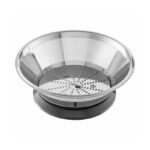 آبمیوه گیری سنکور مدل SJE 1055SS با موتور 800W، بدنه استیل و دهانه ورودی 75mm برای آبگیری سیب کامل