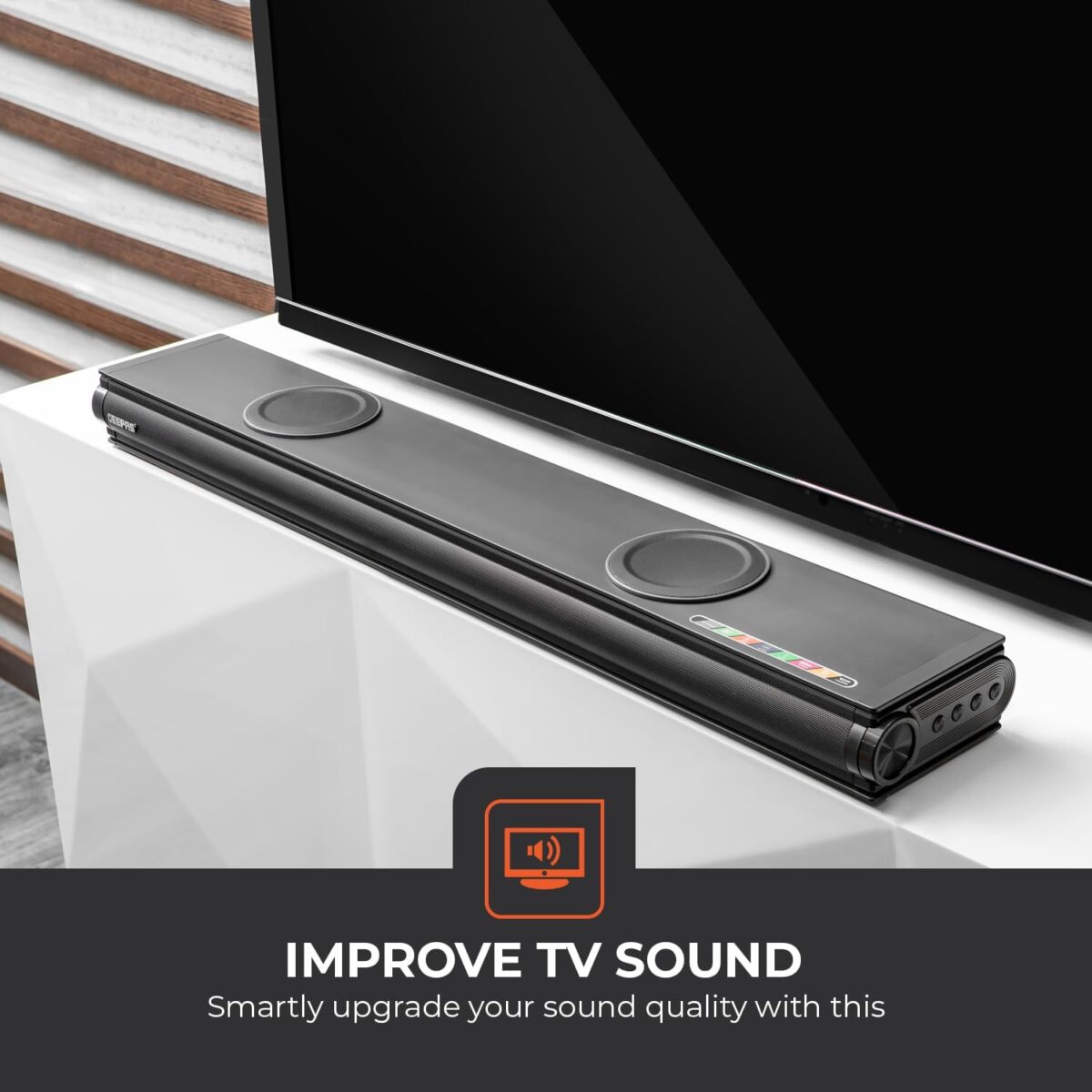 ساندبار جیپاس مدل GMS11152 (۲.۲ کانال، ساب ووفر داخلی، ۳۰۰ وات) - Image 3