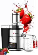 آبمیوه گیری ۴ کاره مباشی مدل ME-JB2012 (۸۰۰ وات، دهانه ۸۵ میلی‌متر) - Image 4