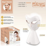 دستگاه بخور گرم دی اس پی مدل 70235 با طراحی ماسک صورت و بدنه سفید