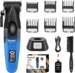 ماشین اصلاح کیمی مدل KM-1670 با تیغه سرامیکی و نمایشگر دیجیتال