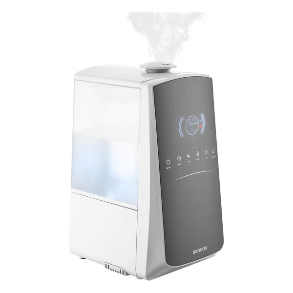 دستگاه بخور سرد و گرم سنکور مدل SHF 7647 با صفحه نمایش لمسی و ظرفیت ۵ لیتری