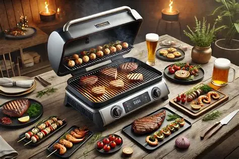 گریل نینجا برای مقاله **مقایسه گریل نینجا (Woodfire vs Cyclonic)