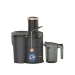 تصویر آبمیوه گیری مباشی مدل ME-JC3006 به رنگ مشکی و استیل با موتور ۸۰۰ وات تمام مسی