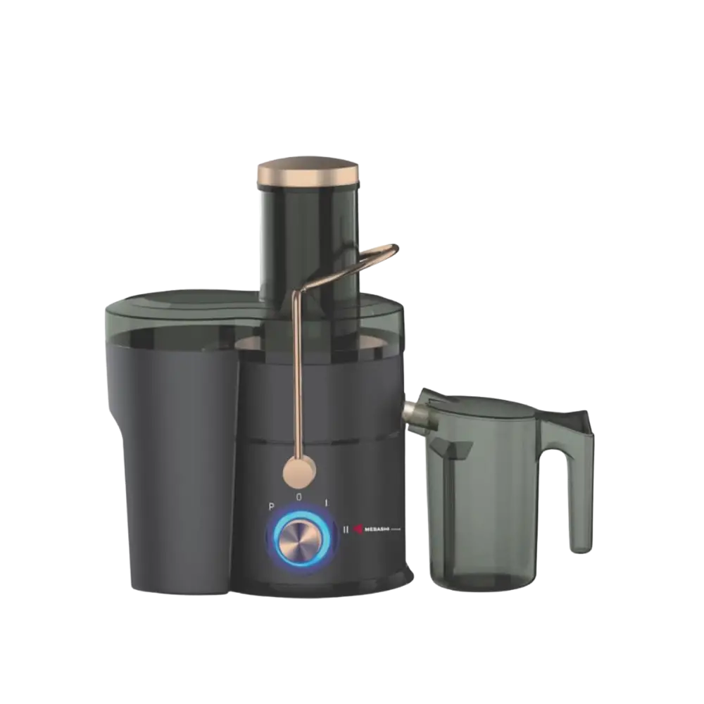 mejc3006-centrifugal-juicer-1698661613 تصویر آبمیوه گیری مباشی مدل ME-JC3006 به رنگ مشکی و استیل با موتور ۸۰۰ وات تمام مسی