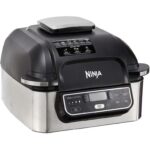 سرخ کن و گریل نینجا مدل AG301, سرخ کن نینجا AG301, گریل نینجا, سرخ کن 5 کاره, فناوری گریل سیکلونیک, سرخ کن کم روغن نینجا, قیمت AG301, سرخ کن با گریل, سرخ کن 1760 وات, سرخ کن 5.6 لیتری, گریل برقی نینجا, سرخ کن با قابلیت خشک کن